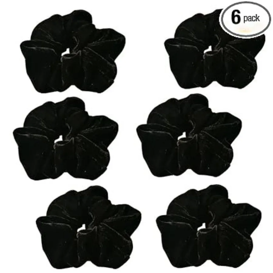 6 Pcs Black Color Large Size Velvet Scrunchies for Women Hair Elastic Bands. 6 all black
6 Pcs Black Color Large Size Velvet Scrunchies for Women Hair Elastic Bands. 6 all black