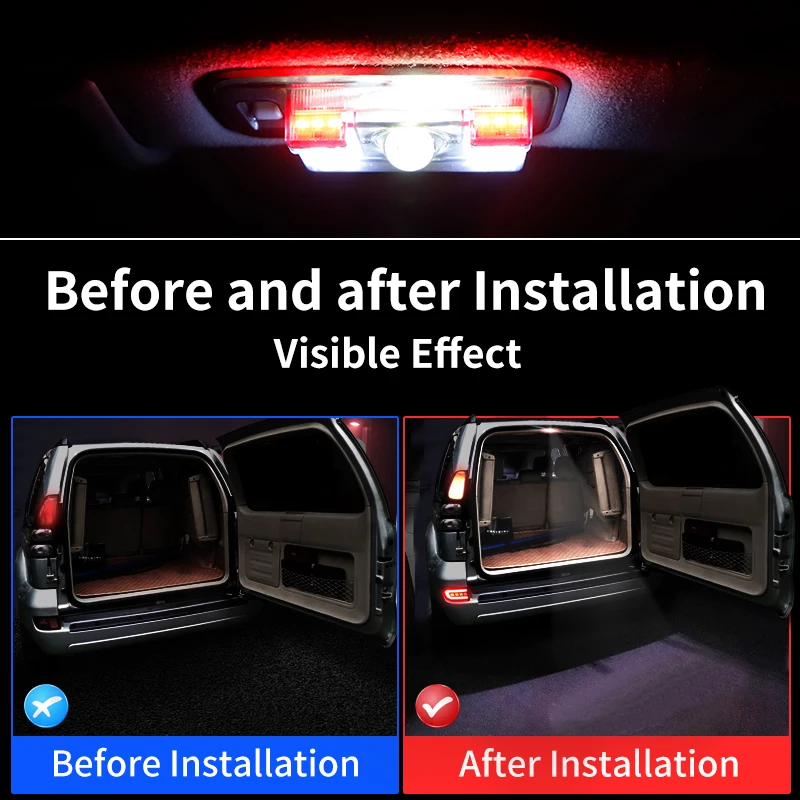 For 2003-2023 Toyota Land Cruiser Prado LC150 Modification Accessories Tailgate Warning Light LC120 Tail Box Ambient Light
For 2003-2023 Toyota Land Cruiser Prado LC150 Modification Accessories Tailgate Warning Light LC120 Tail Box Ambient Light