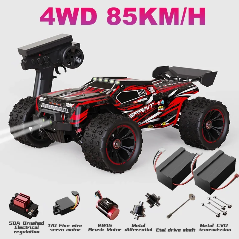 1:14 85 км/ч или 50 км/ч 4WD RC автомобиль со светодиодным пультом дистанционного управления Высокоскоростной дрифт Monster 4x4 Грузовик для детей Vs SCY16101 16102 Игрушки
1:14 85 км/ч или 50 км/ч 4WD RC автомобиль со светодиодным пультом дистанционного управления Высокоскоростной дрифт Monster 4x4 Грузовик для детей Vs SCY16101 16102 Игрушки