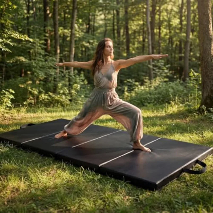 3 Gymnastics Mat 5-fold 1.3 inch thick / 4-fold ( inch thick) Tumbling and Eercise Pad Folding Floor Mat for Home Workouts Yoga
3 Gymnastics Mat 5-fold 1.3 inch thick / 4-fold ( inch thick) Tumbling and Eercise Pad Folding Floor Mat for Home Workouts Yoga
