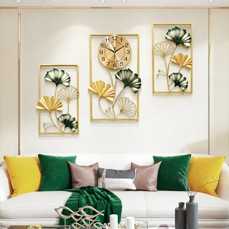 3pcs/set 3D Ginkgo Wall Clock Living Room Creative Personality Mute Quartz Hanging Watch 20 Inches Home Decor
3pcs/set 3D Ginkgo Wall Clock Living Room Creative Personality Mute Quartz Hanging Watch 20 Inches Home Decor