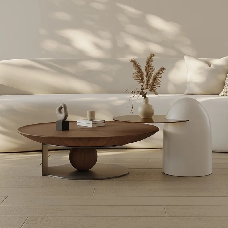 Wabi-Sabi Style Walnut Wood Coffee Table, Minimalist And Luxury, Italian Design For Small Spaces, Simple Modern Designer M
Wabi-Sabi Style Walnut Wood Coffee Table, Minimalist And Luxury, Italian Design For Small Spaces, Simple Modern Designer M