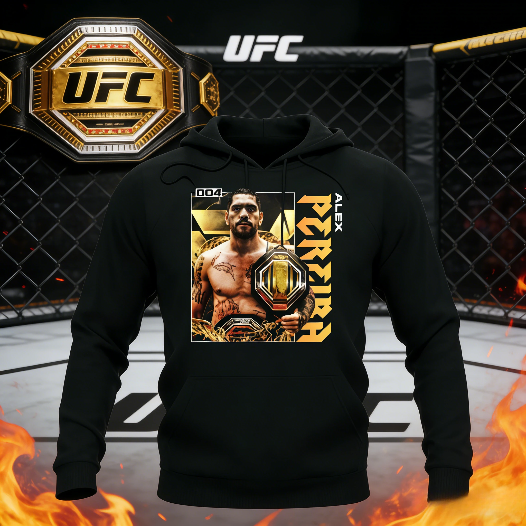 Коллекция UFC Alex Pereira 2026, осенне-зимняя — дышащая спортивная одежда из чистого хлопка с капюшоном, подходящая для мужчин и женщин
Коллекция UFC Alex Pereira 2026, осенне-зимняя — дышащая спортивная одежда из чистого хлопка с капюшоном, подходящая для мужчин и женщин