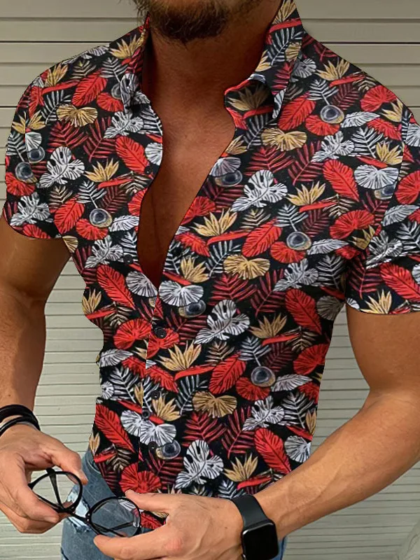 Casual Printed Men's Shirt Beach Style Summer Cross-Border Men's Clothing Standard Fit Short Sleeve Machine Washable CleanFit
Casual Printed Men's Shirt Beach Style Summer Cross-Border Men's Clothing Standard Fit Short Sleeve Machine Washable CleanFit