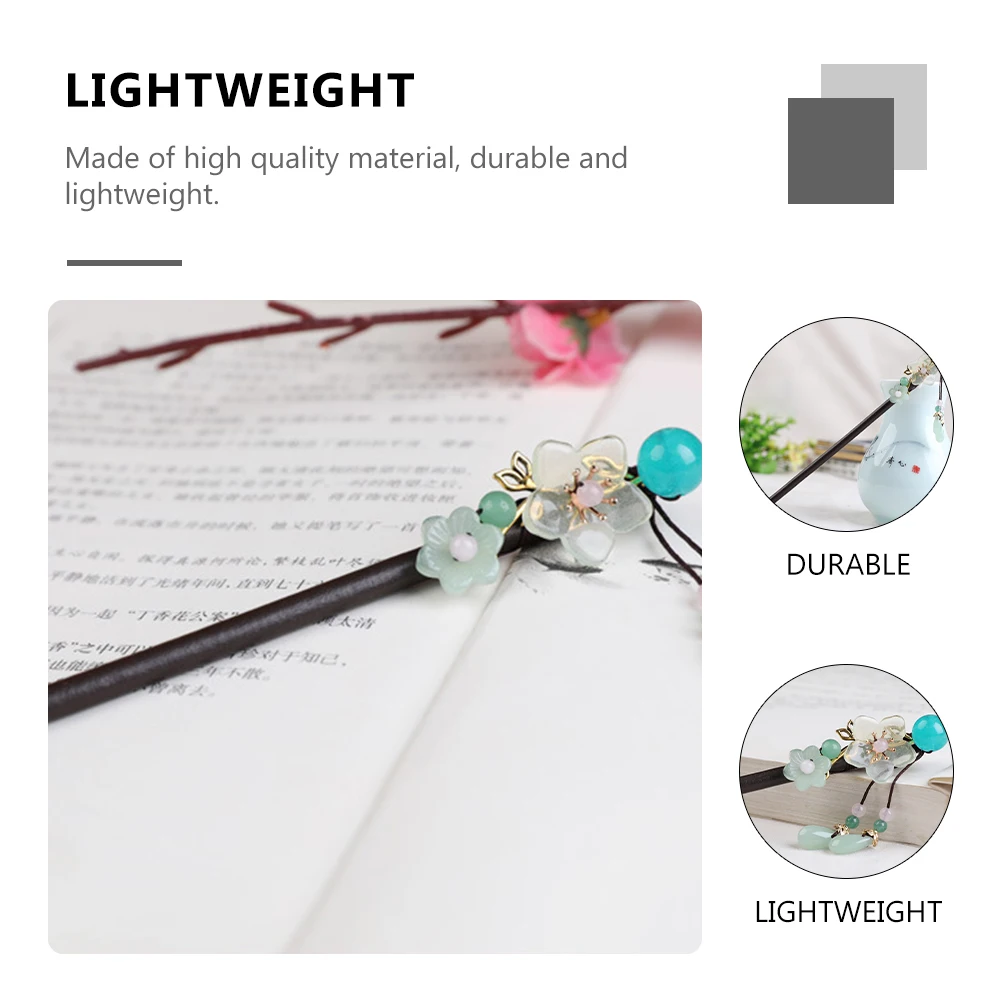 Wooden Hairpin Vintage Stick Durable Lightweight Long Hair Accessory Chinese Ancient Style Retro Flower Hair Chopstick Unique
Wooden Hairpin Vintage Stick Durable Lightweight Long Hair Accessory Chinese Ancient Style Retro Flower Hair Chopstick Unique
