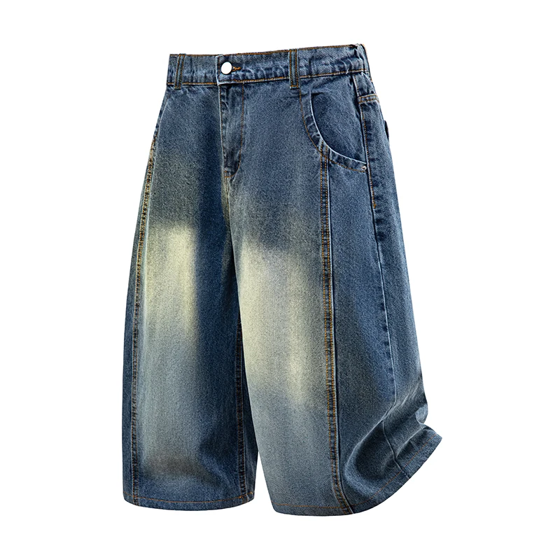 Men's Casual Loose Denim Five Quarter Shorts for Daily Outdoor Comfort and Breathability Classic Shorts for Summer Daily Wear
Men's Casual Loose Denim Five Quarter Shorts for Daily Outdoor Comfort and Breathability Classic Shorts for Summer Daily Wear