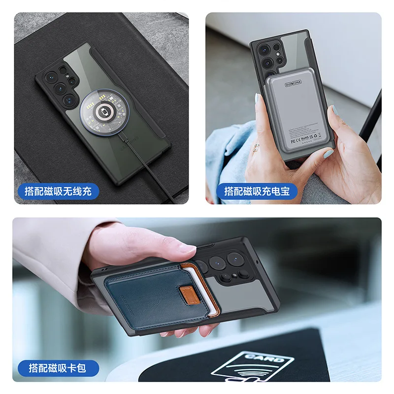 Dux Ducis For Magsafe Strong Magnetic Wireless Charging Wallet Cases For Samsung Galaxy S25 S26 S24 Plus S23 Ultra Sleeve Cover
Dux Ducis For Magsafe Strong Magnetic Wireless Charging Wallet Cases For Samsung Galaxy S25 S26 S24 Plus S23 Ultra Sleeve Cover