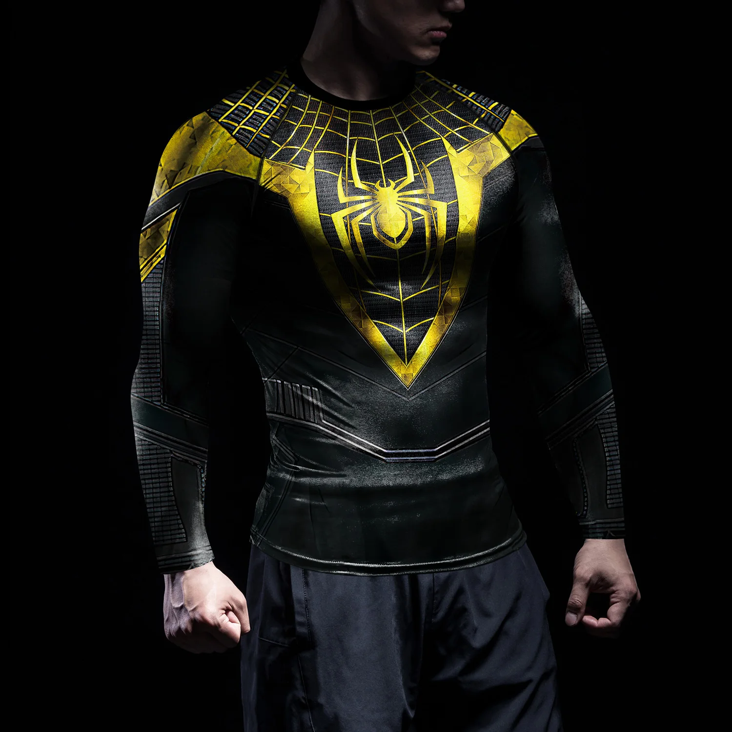 Miniso Halloween Spider 3D Printed Superhero Tops Men Surfing Long Sleeve Workout Fitness Tops Compression Shirts Rash Guards
Miniso Halloween Spider 3D Printed Superhero Tops Men Surfing Long Sleeve Workout Fitness Tops Compression Shirts Rash Guards