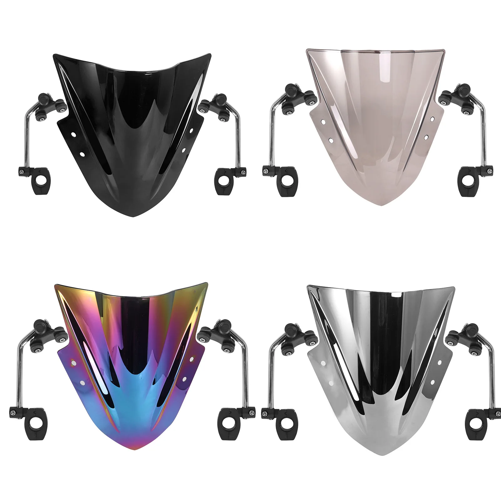 For Kawasaki Ninja 300/EX300R/EX300 2013-2017 Black Shroud, Dual Bubble Windshield
For Kawasaki Ninja 300/EX300R/EX300 2013-2017 Black Shroud, Dual Bubble Windshield