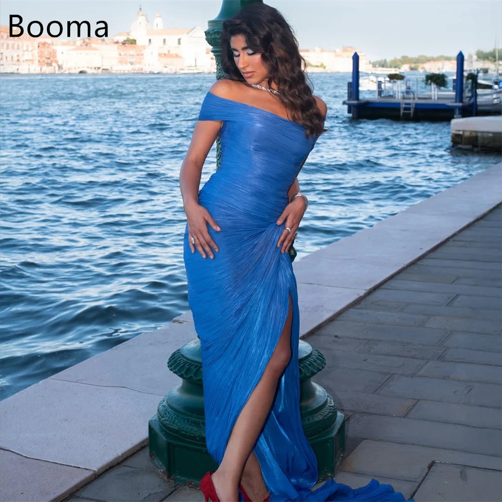Booma Simple Mermaid Side Split Off The Shoulder Dresses Formal Party Gowns for Women Bule Elegant Prom Gown Customize
Booma Simple Mermaid Side Split Off The Shoulder Dresses Formal Party Gowns for Women Bule Elegant Prom Gown Customize