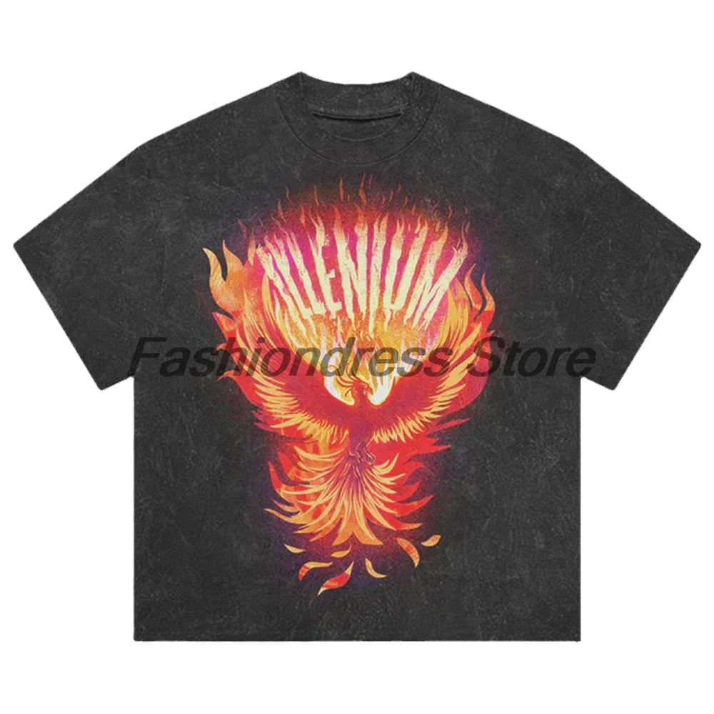Illenium Fire Phoenix Washed T-shirt 2026 Music Festival Tour Crewneck Short Sleeve Cotton Tee Women Men Streetwear Tops
Illenium Fire Phoenix Washed T-shirt 2026 Music Festival Tour Crewneck Short Sleeve Cotton Tee Women Men Streetwear Tops