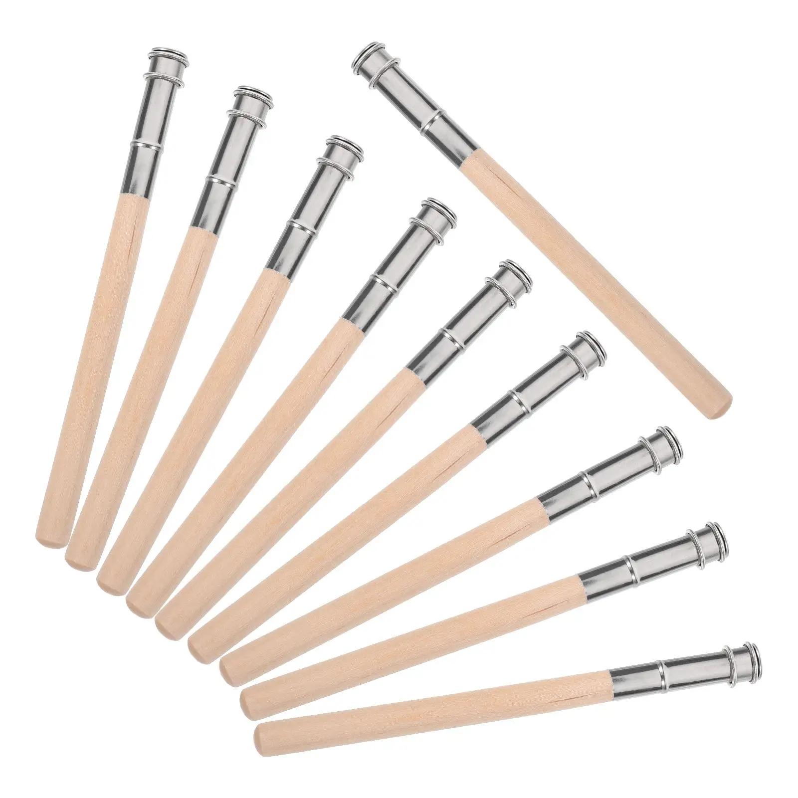 10PCS Pencil Extender Brown Metal Colored Pencils Crayon Extension School Office Supplies Artist Tool Lightweight Portable
10PCS Pencil Extender Brown Metal Colored Pencils Crayon Extension School Office Supplies Artist Tool Lightweight Portable