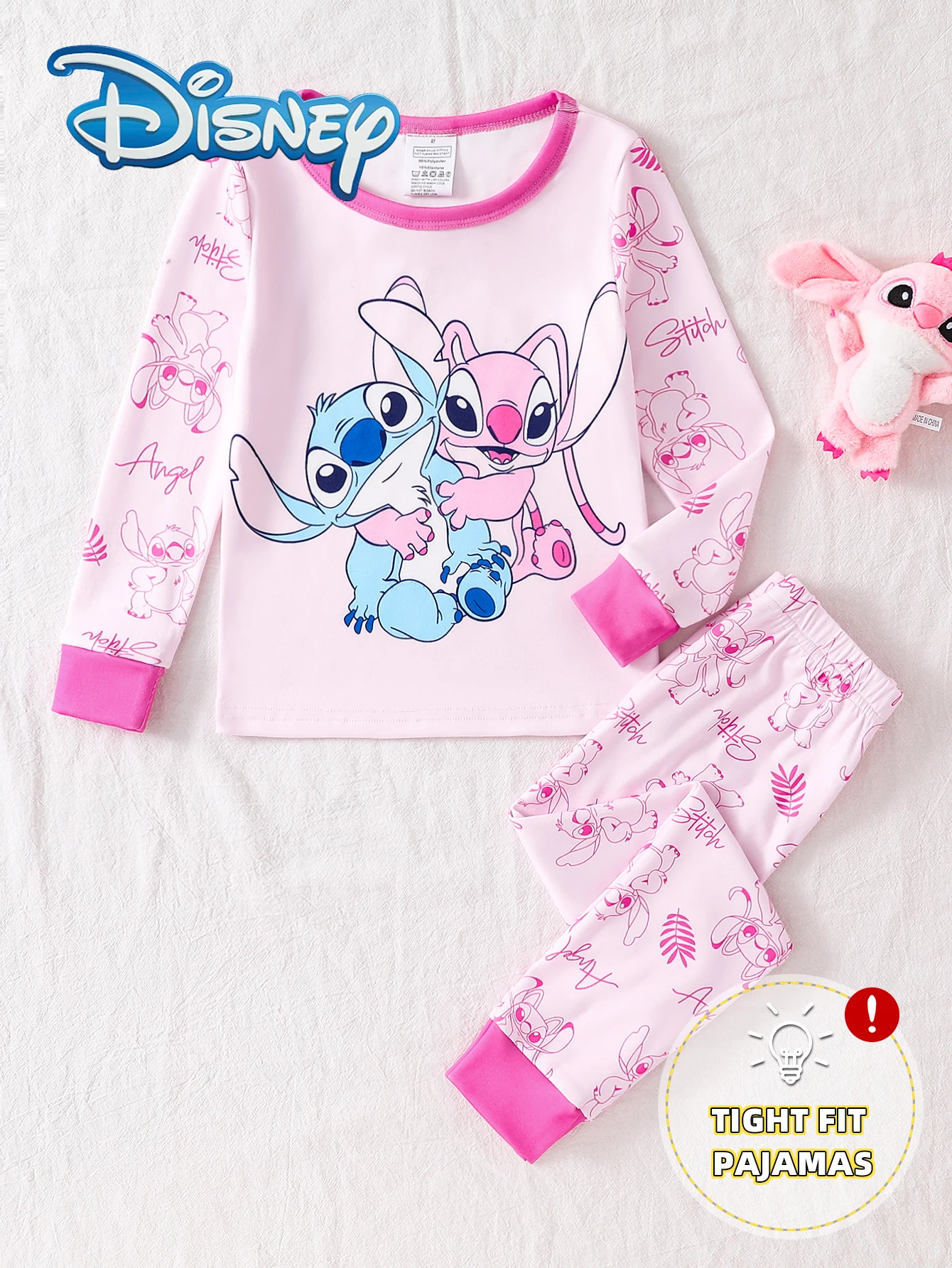 【Officially Licensed】Stitch and Angel 2-Piece Girls' Spring and Autumn Pants Set, Girls' Lilo & Stitch Cartoon Cute Print Long Sleeve Top + Matching Printed Jogger Pants, Teenage Girls' Everyday Outdoor Casual Versatile Skin-Friendly Children's Clothing,
【Officially Licensed】Stitch and Angel 2-Piece Girls' Spring and Autumn Pants Set, Girls' Lilo & Stitch Cartoon Cute Print Long Sleeve Top + Matching Printed Jogger Pants, Teenage Girls' Everyday Outdoor Casual Versatile Skin-Friendly Children's Clothing,