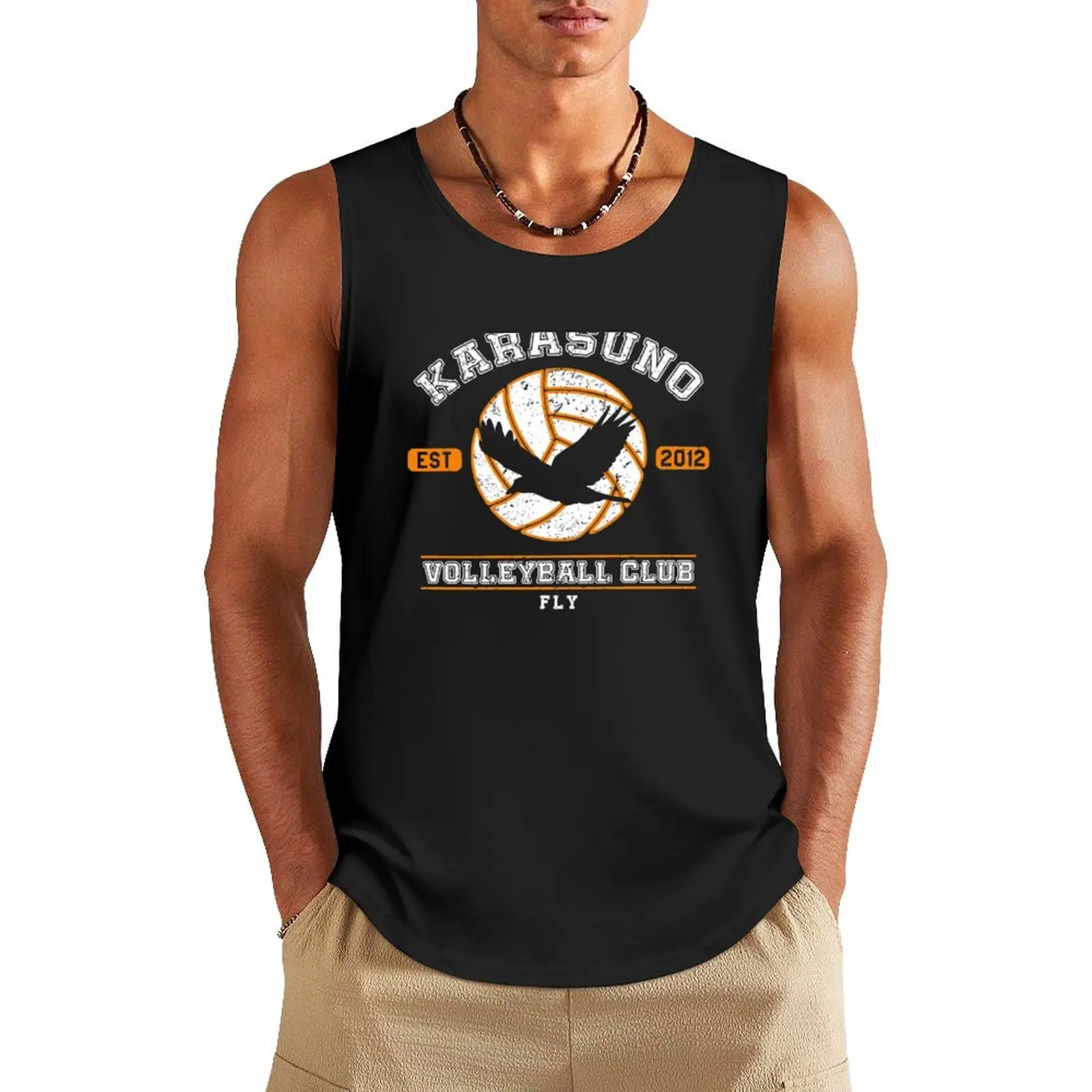 Karasuno High Volleyball Team Tank Top Gym clothes gym training accessories t-shirts for men
Karasuno High Volleyball Team Tank Top Gym clothes gym training accessories t-shirts for men
