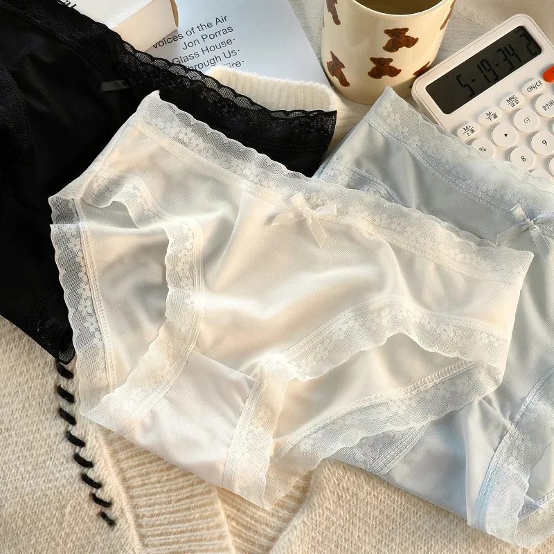 Cute Sweet Female Panties Underwear Cake Layer Lace Briefs Sexy Mesh Breathable Cozy Underpant Women Low Waist Lingerie
Cute Sweet Female Panties Underwear Cake Layer Lace Briefs Sexy Mesh Breathable Cozy Underpant Women Low Waist Lingerie