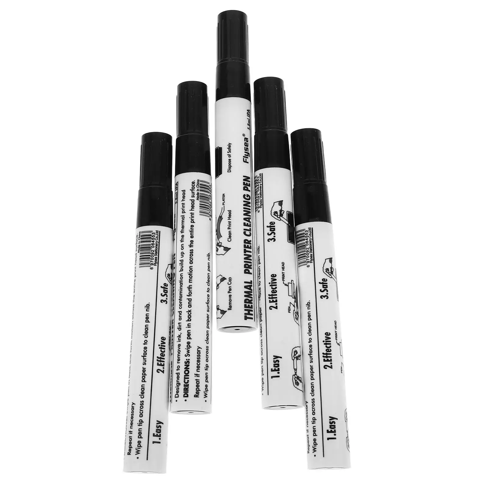 5pcs Print Cleaning Pens for Thermal Printers Cleaner Kit Detergent Solution Printhead Maintenance Office Use
5pcs Print Cleaning Pens for Thermal Printers Cleaner Kit Detergent Solution Printhead Maintenance Office Use