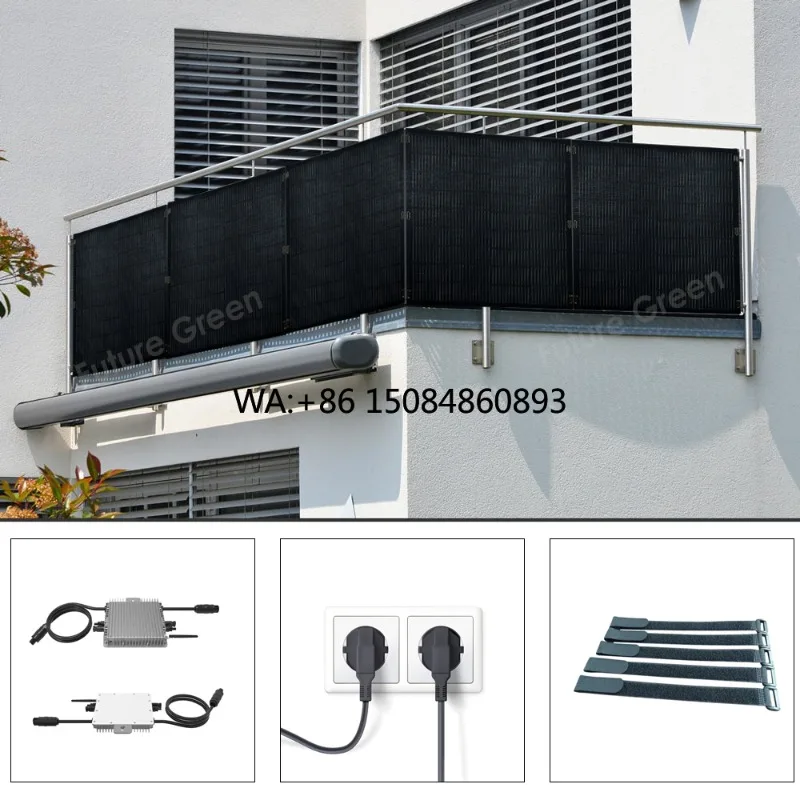Solar balcony power generation600W Flexible Balkon Kraftwerke Solarmodul MPPT Controller Balcony Solar Panel System
Solar balcony power generation600W Flexible Balkon Kraftwerke Solarmodul MPPT Controller Balcony Solar Panel System