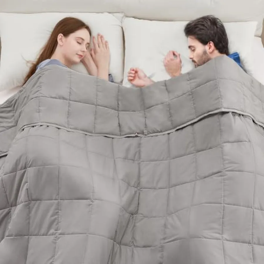 Утяжеленное одеяло King Size для взрослых, 80x87 дюймов, 20 фунтов, серое, охлаждающее, для сна, идеально подходит для веса 85-95 кг, дышащее.
Утяжеленное одеяло King Size для взрослых, 80x87 дюймов, 20 фунтов, серое, охлаждающее, для сна, идеально подходит для веса 85-95 кг, дышащее.
