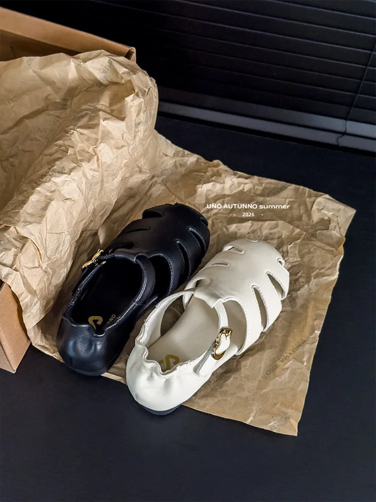 2026 Children Leather Hollow Out Flat Roman Sandals Versatile Casual Cage Flat Heel Round Toe Summer Fashion Girls Beach Shoes
2026 Children Leather Hollow Out Flat Roman Sandals Versatile Casual Cage Flat Heel Round Toe Summer Fashion Girls Beach Shoes