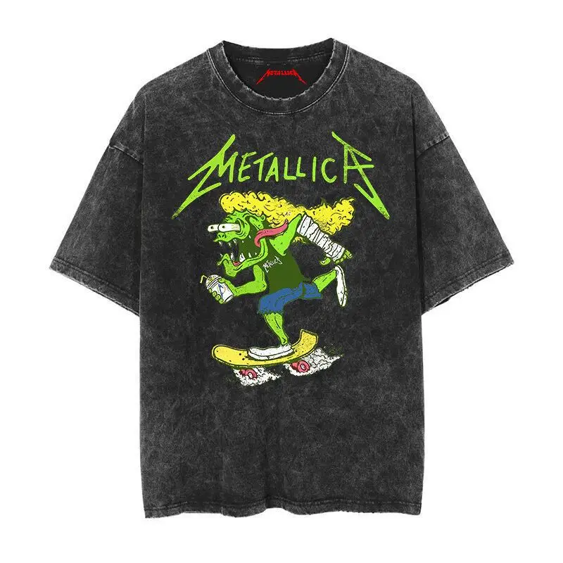 Футболка Metallica Snaggletooth Band Mascot Skateboard Graphic, винтажная, темно-серая, летняя, хлопковая, уличная одежда, 2026
Футболка Metallica Snaggletooth Band Mascot Skateboard Graphic, винтажная, темно-серая, летняя, хлопковая, уличная одежда, 2026