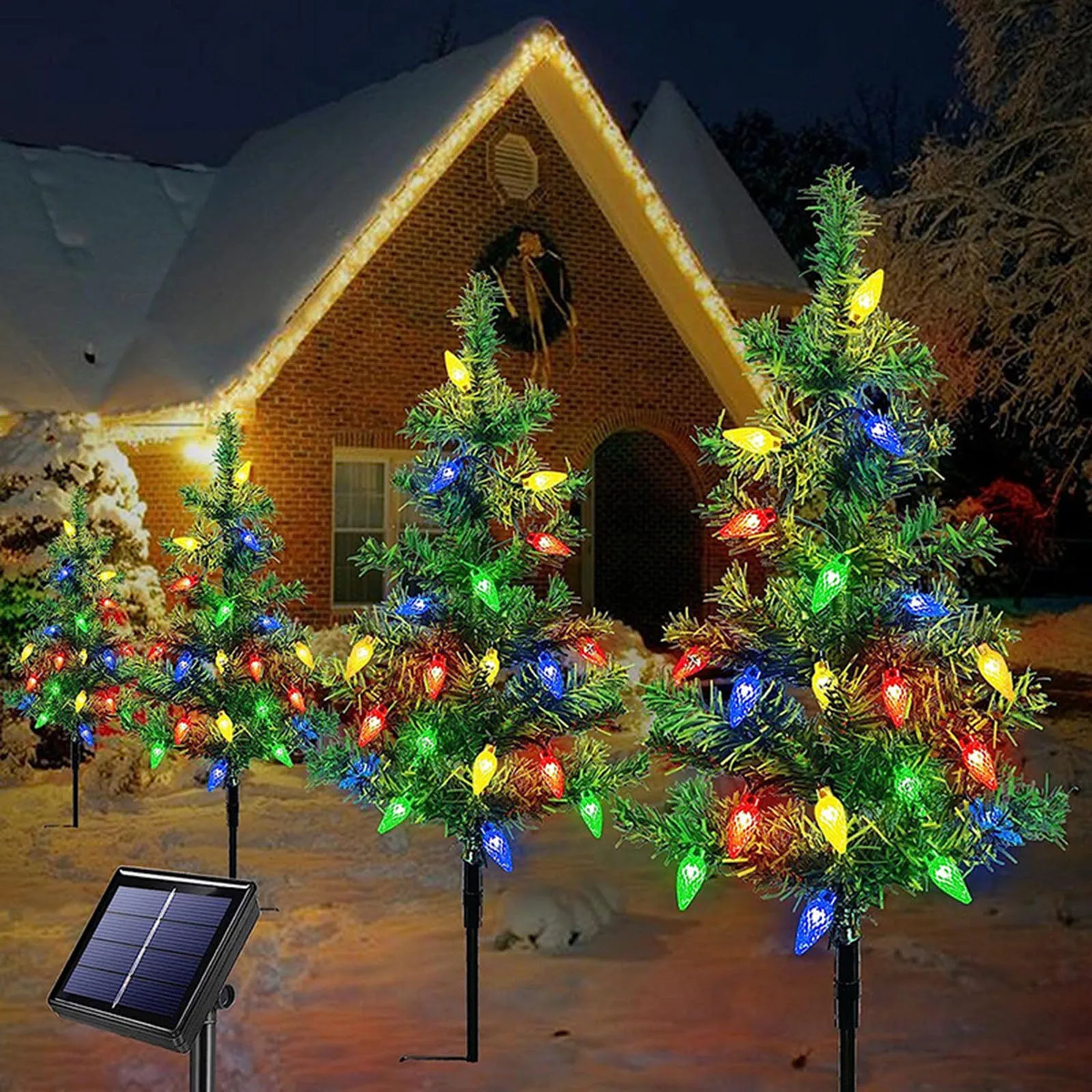Christmas Tree Courtyard Light Star Christmas Tree Decorative Light String Led Solar Ground Plug Outdoor Light String Led Lights
Christmas Tree Courtyard Light Star Christmas Tree Decorative Light String Led Solar Ground Plug Outdoor Light String Led Lights