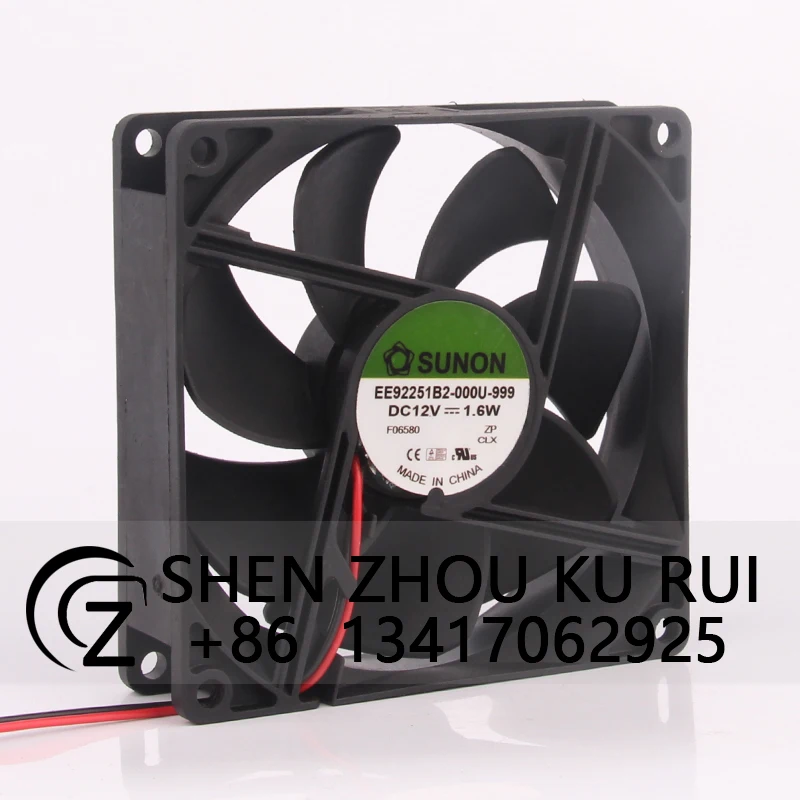 Case Fan for SUNON EE92252B2-000U-999 12V 48V DC24V 1.6W EC AC 92X92X25MM 9CM 9225 Large Air Volume Ball Bearing Cooling Fan
Case Fan for SUNON EE92252B2-000U-999 12V 48V DC24V 1.6W EC AC 92X92X25MM 9CM 9225 Large Air Volume Ball Bearing Cooling Fan