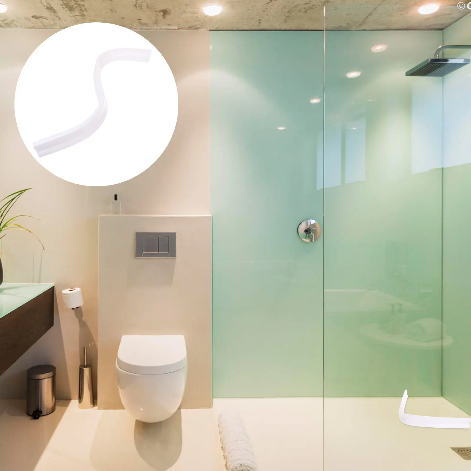Premium Silicone Water Retaining Strip for Bathroom Kitchen Shower Curbless Entry Waterproof Barrier Non-Slip Flexible Easy
Premium Silicone Water Retaining Strip for Bathroom Kitchen Shower Curbless Entry Waterproof Barrier Non-Slip Flexible Easy