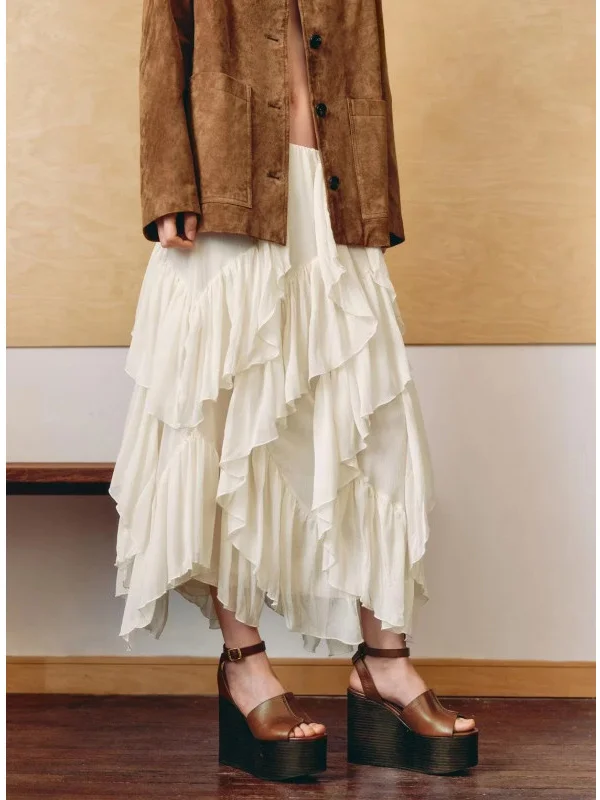 High Waist Midi Skirt Faionable New Arrival Women's Premium Sle Bell Sve Wide Hemline Commute Simple Design Casual Wear
High Waist Midi Skirt Faionable New Arrival Women's Premium Sle Bell Sve Wide Hemline Commute Simple Design Casual Wear