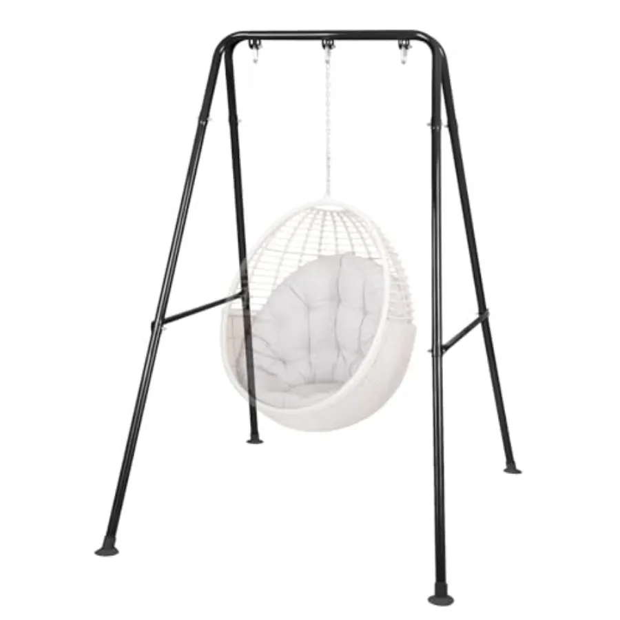 Swing Stand Only Heavy Duty Hammock Stand Metal Swing Stand Frame Max Load 330lbs Portable Hammock Frame for Indoor or Outdoor
Swing Stand Only Heavy Duty Hammock Stand Metal Swing Stand Frame Max Load 330lbs Portable Hammock Frame for Indoor or Outdoor