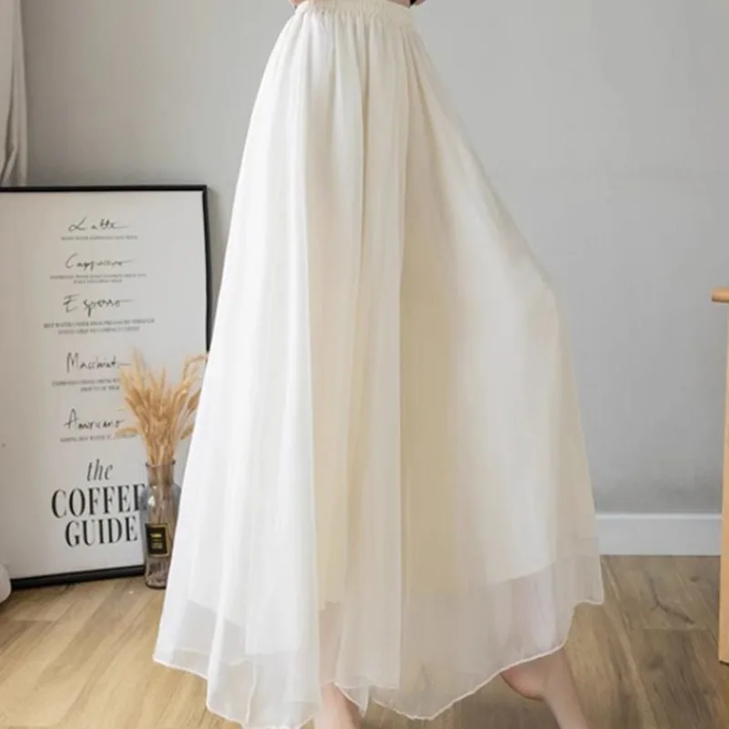 Women's French Style Simple High Waist Chiffon Maxi Skirt Summer Loose A-line Flowy Skirt for Petite
Women's French Style Simple High Waist Chiffon Maxi Skirt Summer Loose A-line Flowy Skirt for Petite