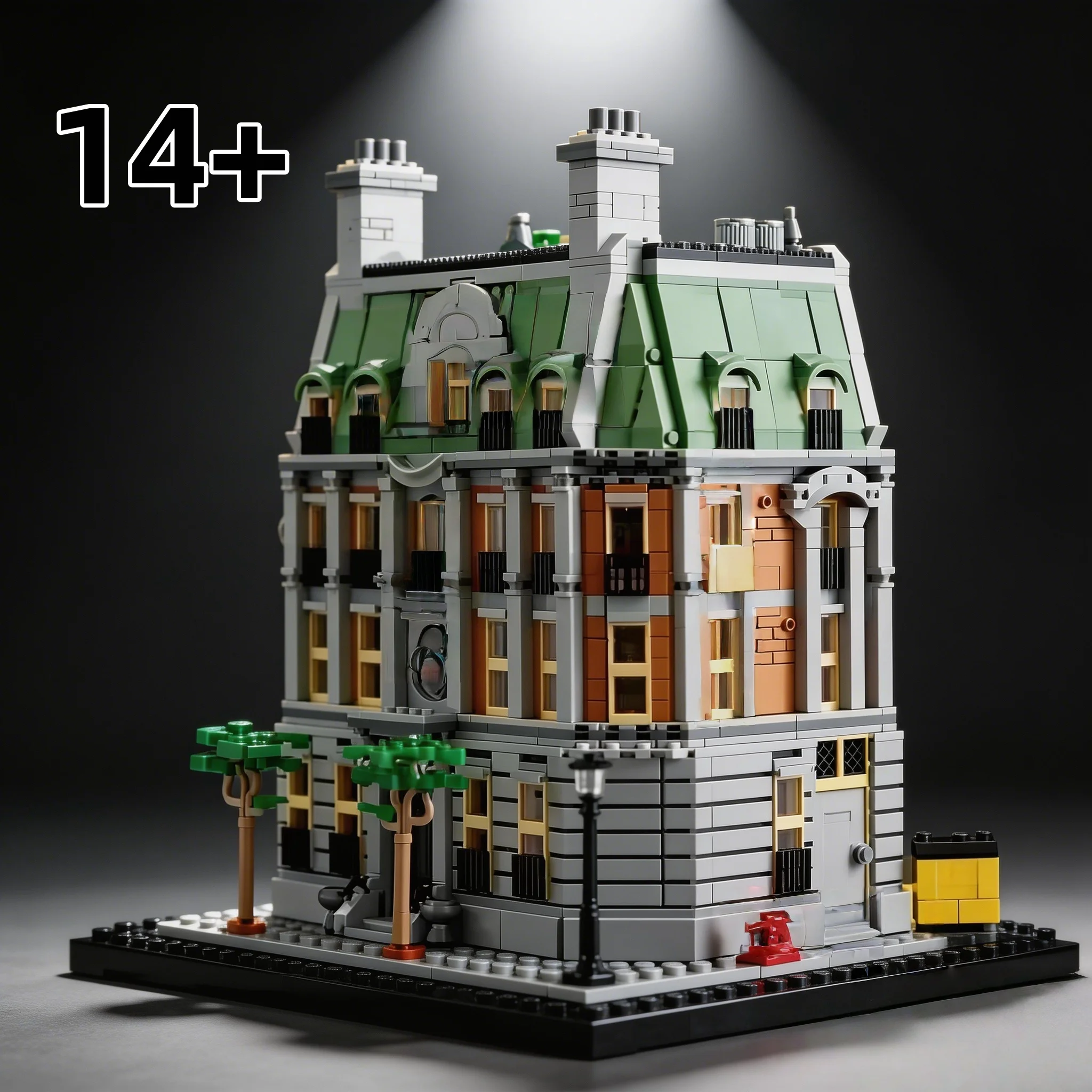 Retro European-style magic building MOC building blocks 2708 granular city street view assembly model adult collectible desktop
Retro European-style magic building MOC building blocks 2708 granular city street view assembly model adult collectible desktop