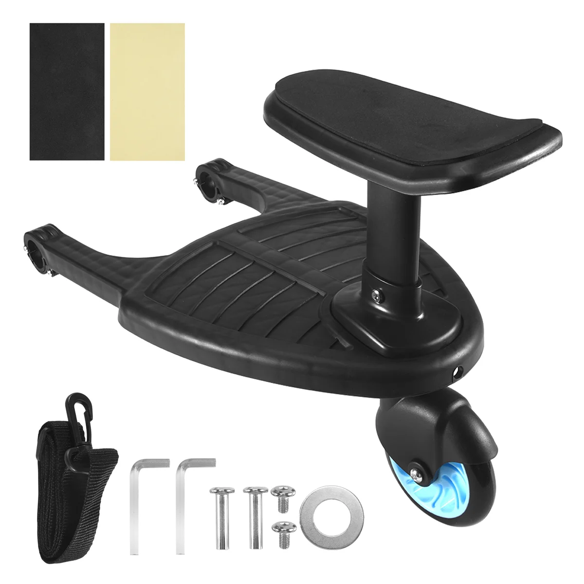 T35C Baby Stroller Wheeled Board Kids Wheel Board Stroller Step Stand Ride on Boards Plate Detachable Seat Blue
T35C Baby Stroller Wheeled Board Kids Wheel Board Stroller Step Stand Ride on Boards Plate Detachable Seat Blue