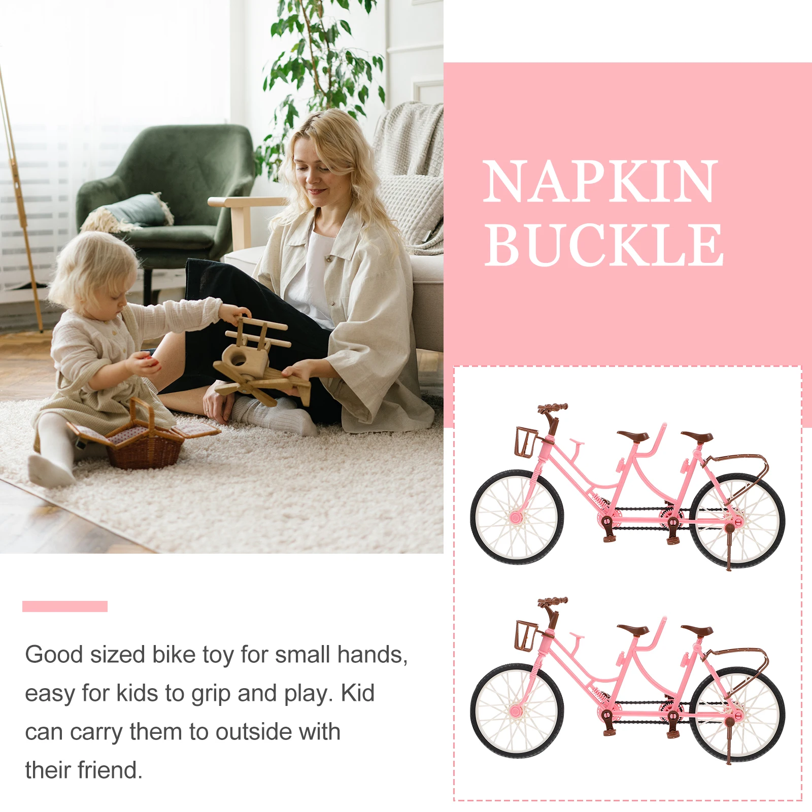 2pcs Two-Seater Bicycle Kids Desktop Model Educational Toy Miniature Bike for Children Durable Bike Ornaments Lightweight Small
2pcs Two-Seater Bicycle Kids Desktop Model Educational Toy Miniature Bike for Children Durable Bike Ornaments Lightweight Small