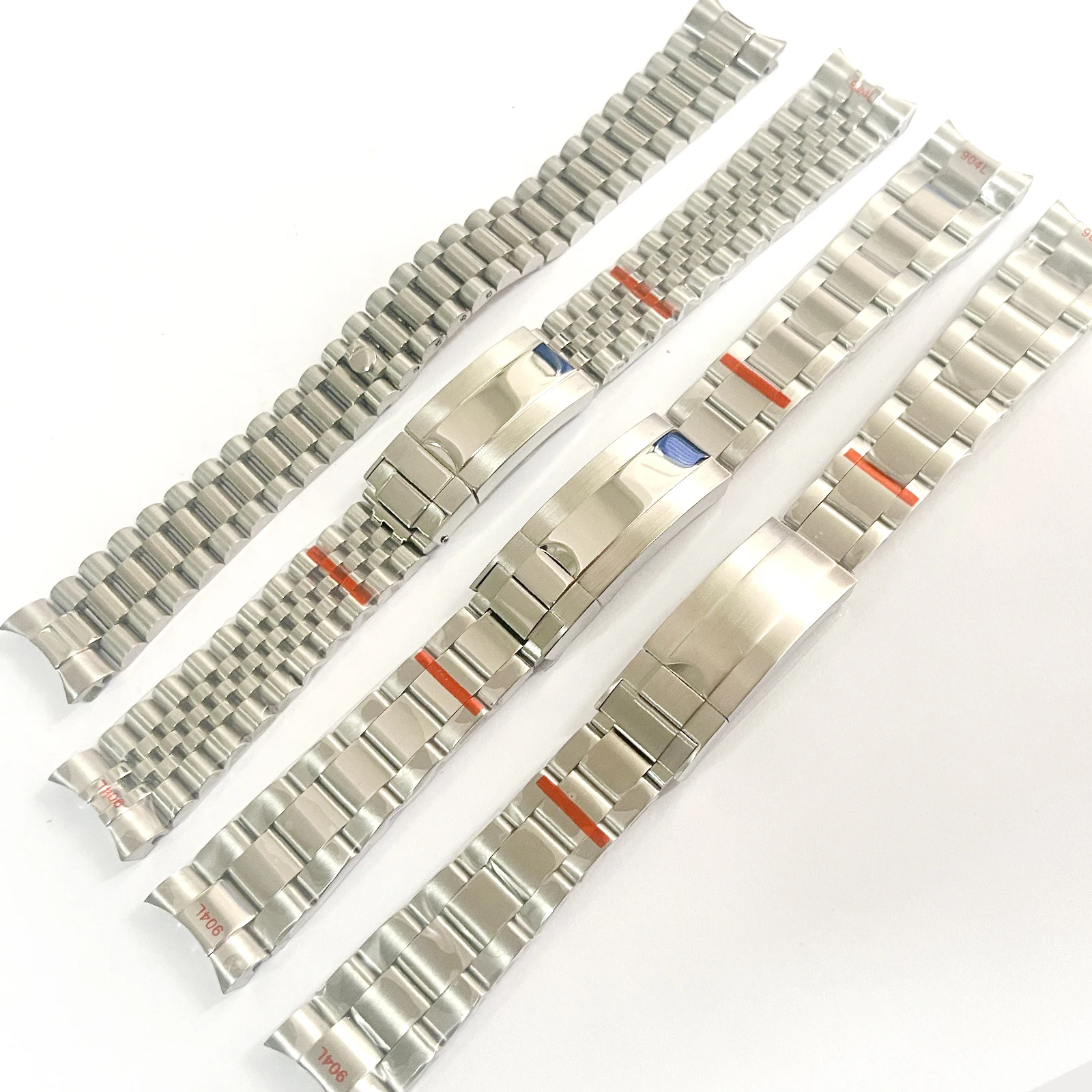 20MM Width Silver Presidential Solid Bracelet 904L Stainless Steel Glide Lock Clasp Wristband for Sub Log NH34 NH35 Watch Case
20MM Width Silver Presidential Solid Bracelet 904L Stainless Steel Glide Lock Clasp Wristband for Sub Log NH34 NH35 Watch Case