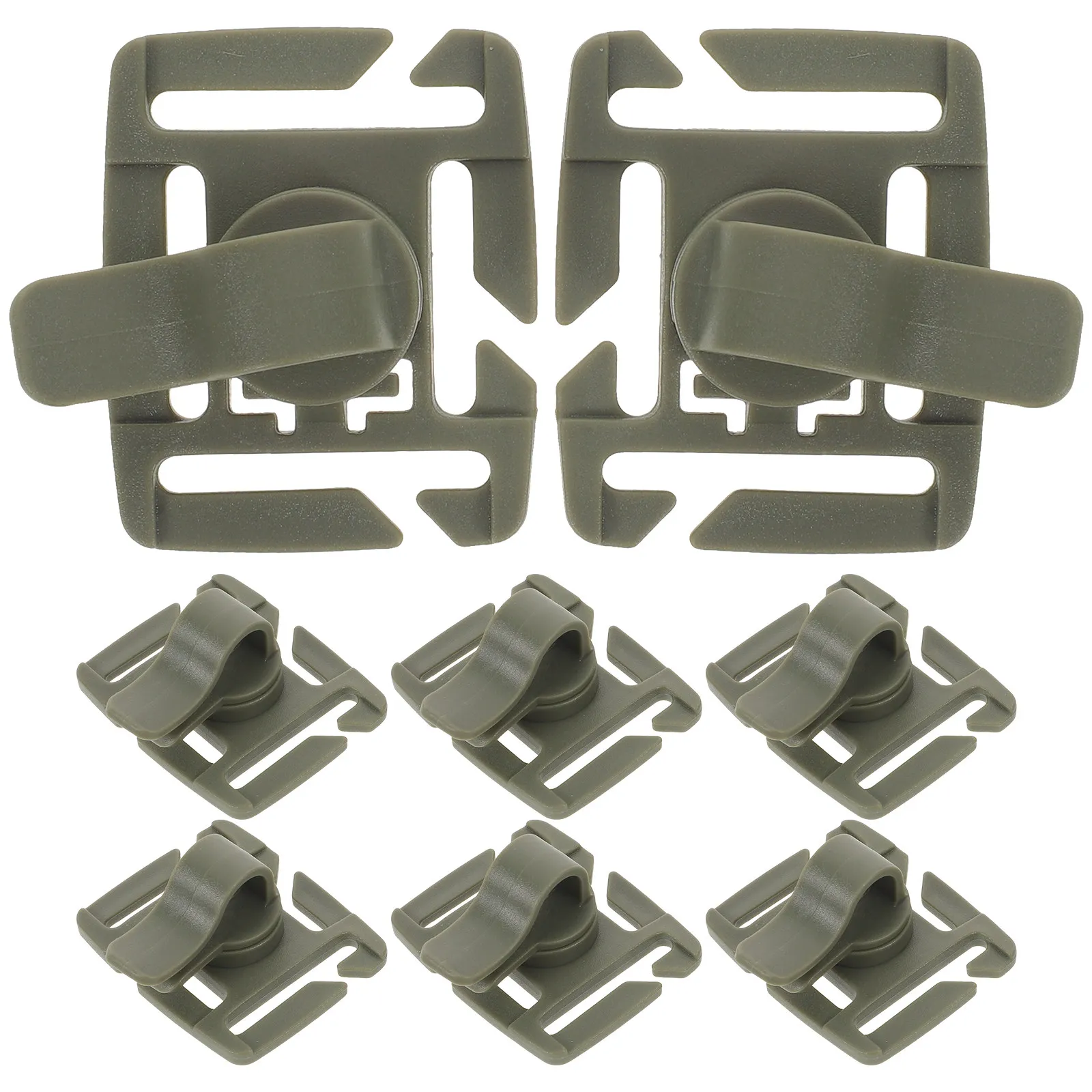 8Pcs Backpack Hydration Tube Clip Rotatable Holder Clamp Stable Water Bladder Hose Clamp Outdoor Camping Accessories
8Pcs Backpack Hydration Tube Clip Rotatable Holder Clamp Stable Water Bladder Hose Clamp Outdoor Camping Accessories