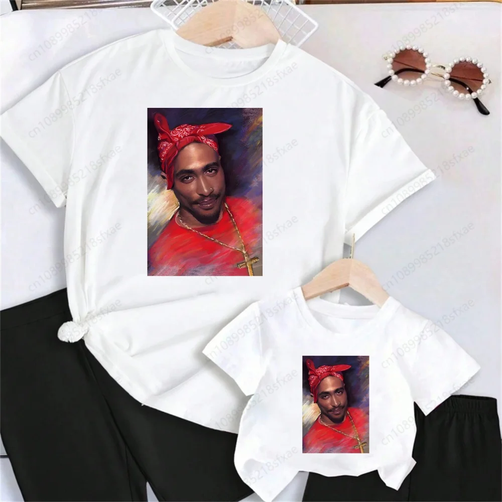 2pac Hip Hop Singer Rap Family Matching Outfits Mommy and Me Top Kids Boys Child Print Tee Summer Short Sleeve White Tshirt
2pac Hip Hop Singer Rap Family Matching Outfits Mommy and Me Top Kids Boys Child Print Tee Summer Short Sleeve White Tshirt