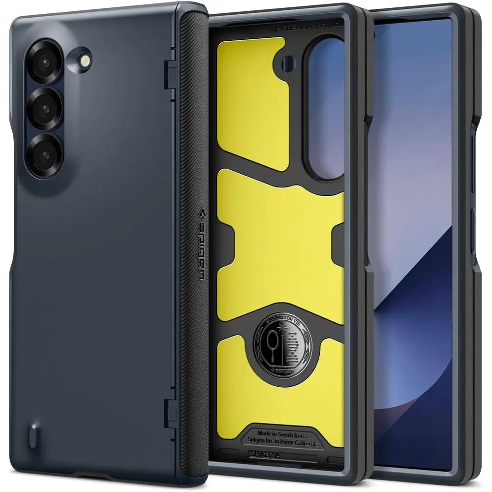 Чехол Galaxy Z Fold 6 Slim Armor Pro (2024) с защитой от петли — металлический шиферный дизайн
Чехол Galaxy Z Fold 6 Slim Armor Pro (2024) с защитой от петли — металлический шиферный дизайн