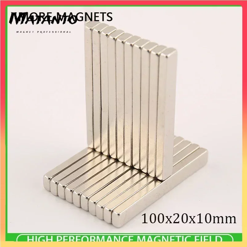 1/2PCS 100x20x10mm Block Powerful Magnets Long Sheet Neodymium Magnet Strong Permanent NdFeB Magnets
1/2PCS 100x20x10mm Block Powerful Magnets Long Sheet Neodymium Magnet Strong Permanent NdFeB Magnets