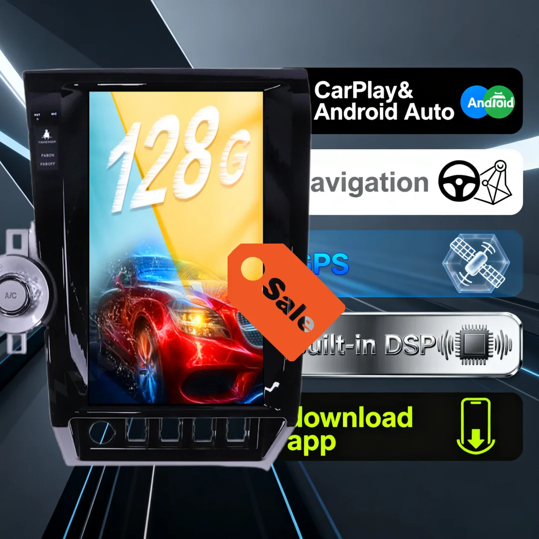 13.6" Auto Car Radio For Toyato Tundra 2007-2011 Carplay Android 13 Tape Recorder GPS Navigation Stereo Player AC Board Headunit
13.6" Auto Car Radio For Toyato Tundra 2007-2011 Carplay Android 13 Tape Recorder GPS Navigation Stereo Player AC Board Headunit