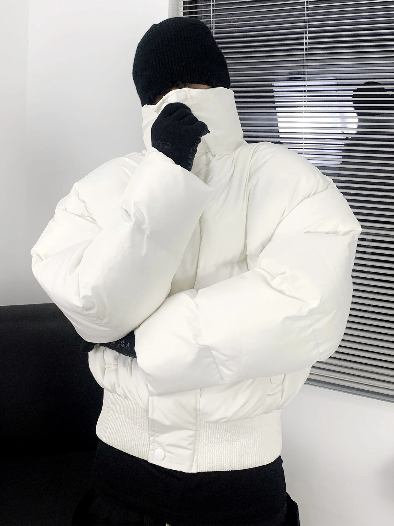 Thiened Winter Cotton Jaet ort Sle Men Women High Lengthening Effect Warm Bread Clothes Youth Casual Faion Outerwear
Thiened Winter Cotton Jaet ort Sle Men Women High Lengthening Effect Warm Bread Clothes Youth Casual Faion Outerwear