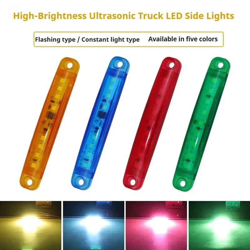 12V~24V LED Lights Car Accessories Truck Lights Vehicle Decoration Ornaments Side Lights Waterproof Bright Warning Signal Lights
12V~24V LED Lights Car Accessories Truck Lights Vehicle Decoration Ornaments Side Lights Waterproof Bright Warning Signal Lights
