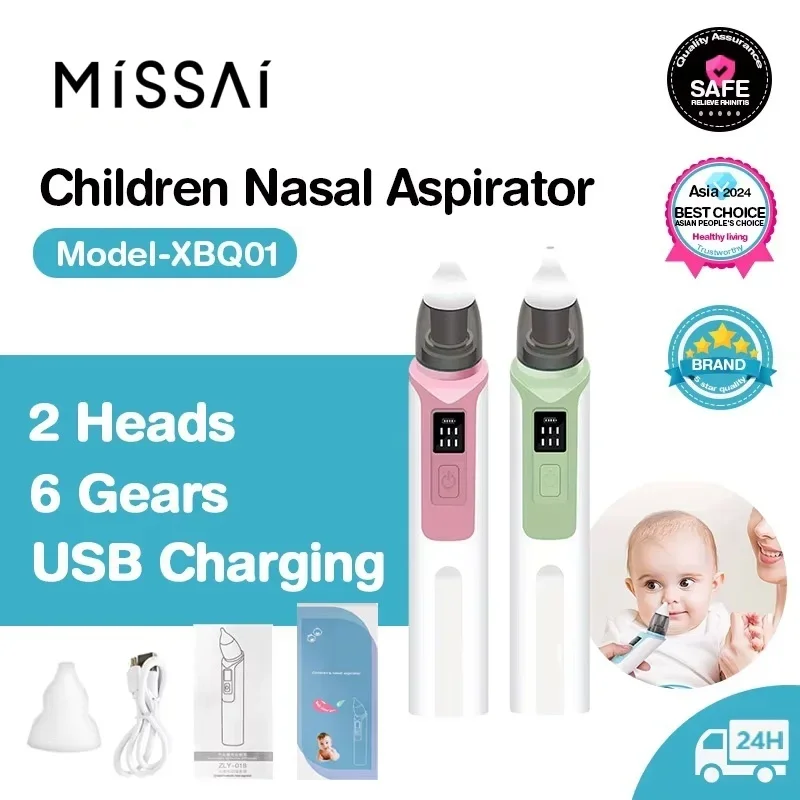 Baby Nasal Aspirator Rechargeable & Silent Electric Nasal Aspirators Nasal Aspirators For Babies With Different Silicone Nozzles
Baby Nasal Aspirator Rechargeable & Silent Electric Nasal Aspirators Nasal Aspirators For Babies With Different Silicone Nozzles