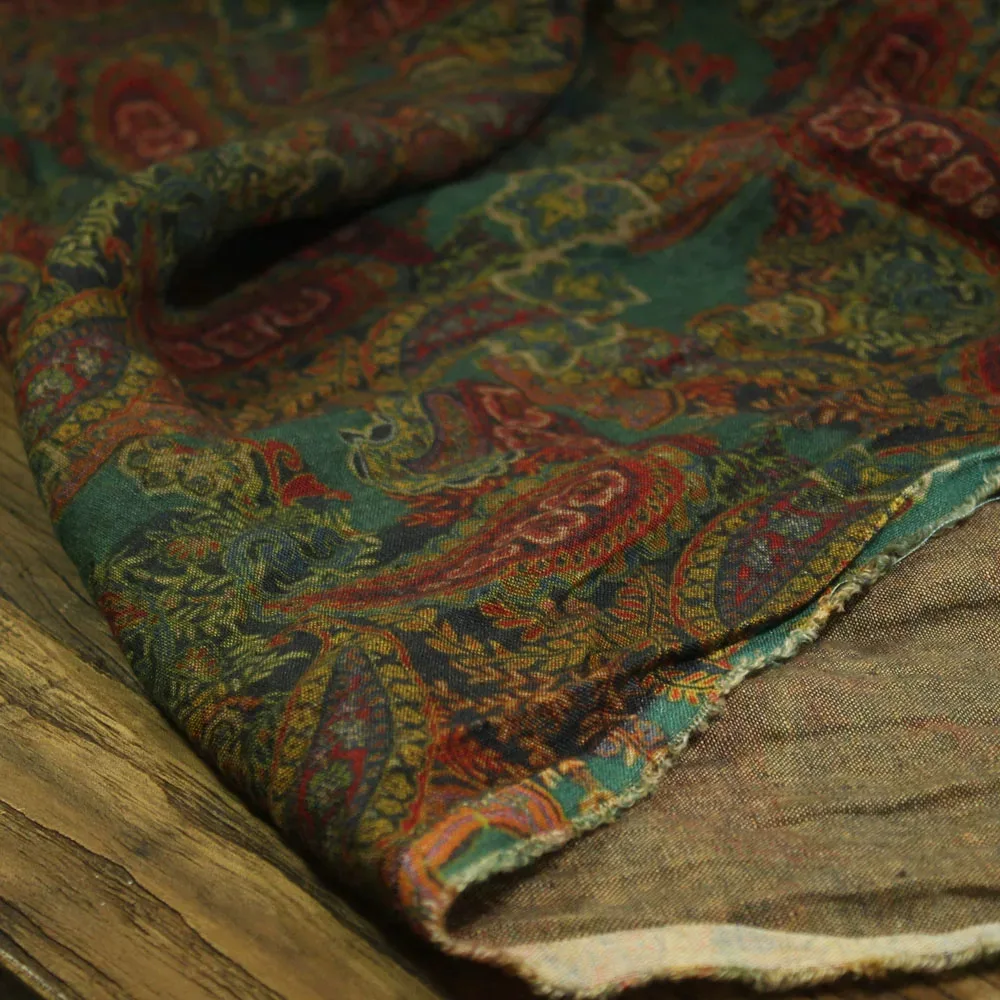 1yard Fashion unique cheongsam dress robe shirt fabrics for clothing Color woven pure linen fabric flower print sewing
1yard Fashion unique cheongsam dress robe shirt fabrics for clothing Color woven pure linen fabric flower print sewing