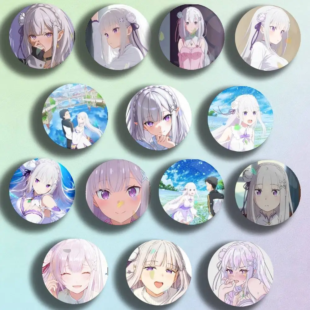 re zero infinity Emilia Cute Anime G-Girl Icon Badge Handmade Tinplate Brooch for Backpack Clothes Chest Ornament Gifts
re zero infinity Emilia Cute Anime G-Girl Icon Badge Handmade Tinplate Brooch for Backpack Clothes Chest Ornament Gifts
