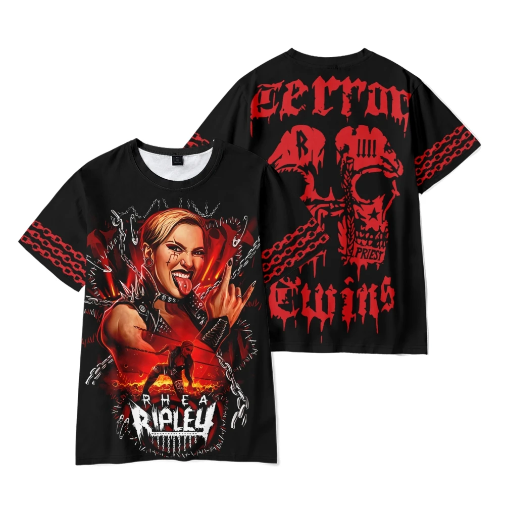 Rhea Ripley Merch T-shirt Merch Men Short Sleeve Women Funny Tee Unisex Harajuku Tops
Rhea Ripley Merch T-shirt Merch Men Short Sleeve Women Funny Tee Unisex Harajuku Tops