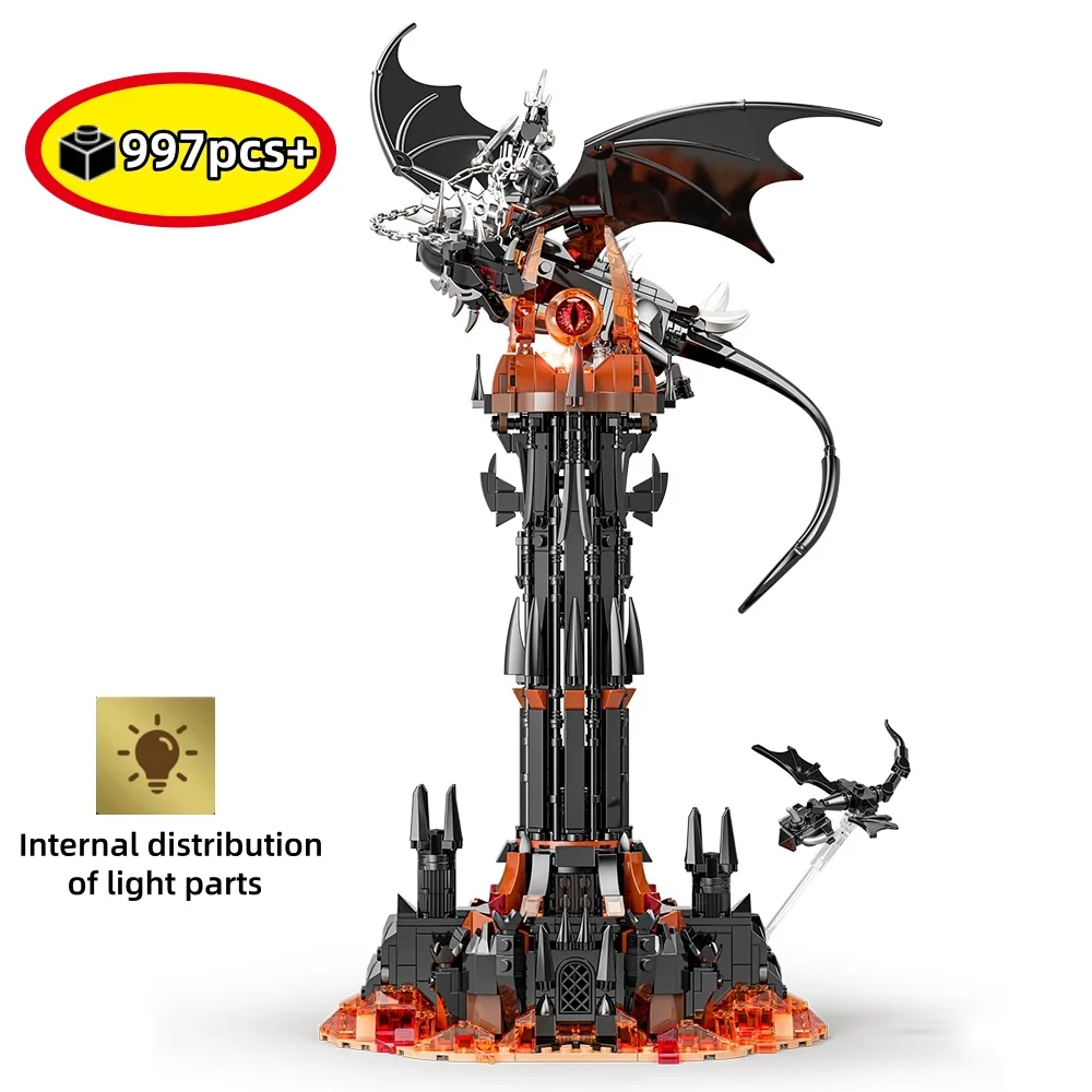 997pcs Creative Magic Movie Dark Tower Building Blocks Model MOC Assemble Bricks Toys Birthday Gifts For Boys Girls
997pcs Creative Magic Movie Dark Tower Building Blocks Model MOC Assemble Bricks Toys Birthday Gifts For Boys Girls
