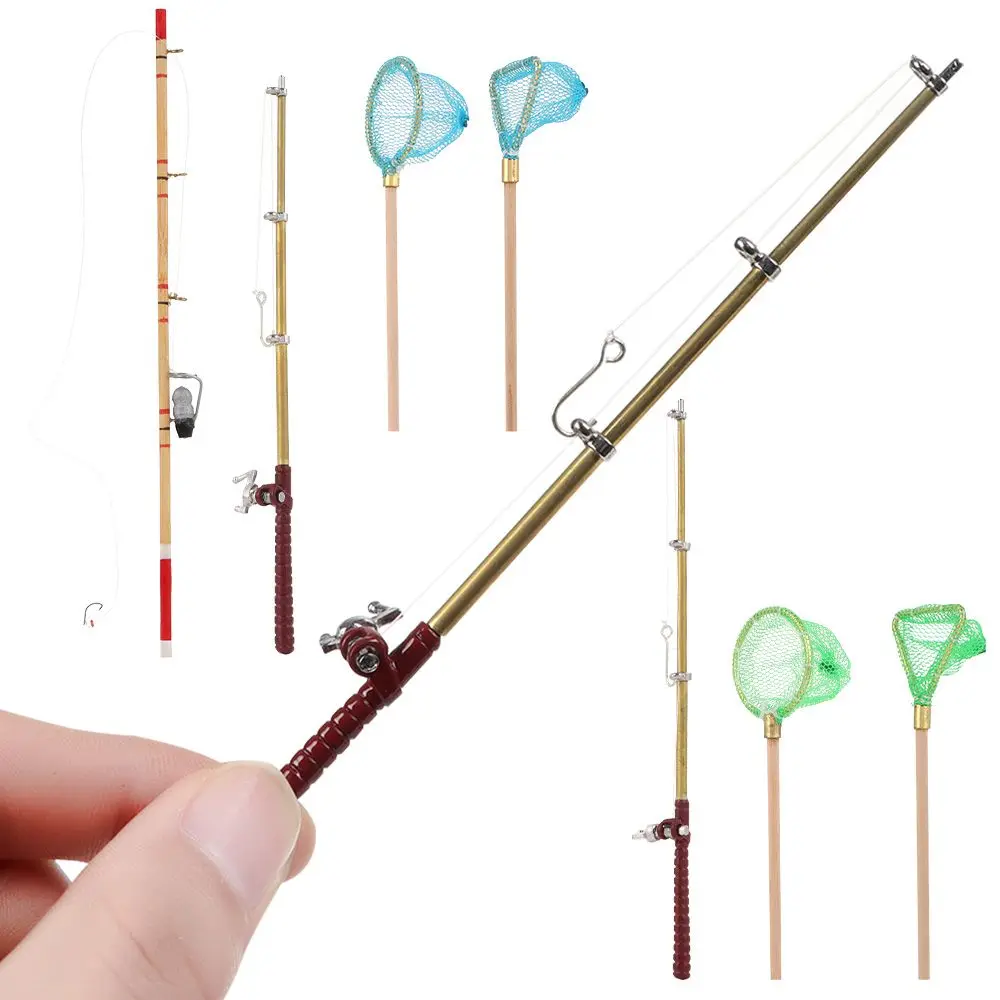 Gift Fairy Garden Micro Landscape Scene Model Fish Pole Trammel Net Miniature Fishing Rod Accessories
Gift Fairy Garden Micro Landscape Scene Model Fish Pole Trammel Net Miniature Fishing Rod Accessories