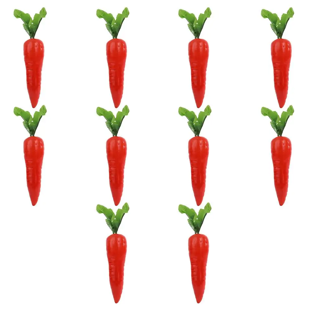 10 PCS Easter Carrots Ornament Fake Fruits Party Ornaments for Crafts Desktop Decor Foam Statue Child Toy
10 PCS Easter Carrots Ornament Fake Fruits Party Ornaments for Crafts Desktop Decor Foam Statue Child Toy
