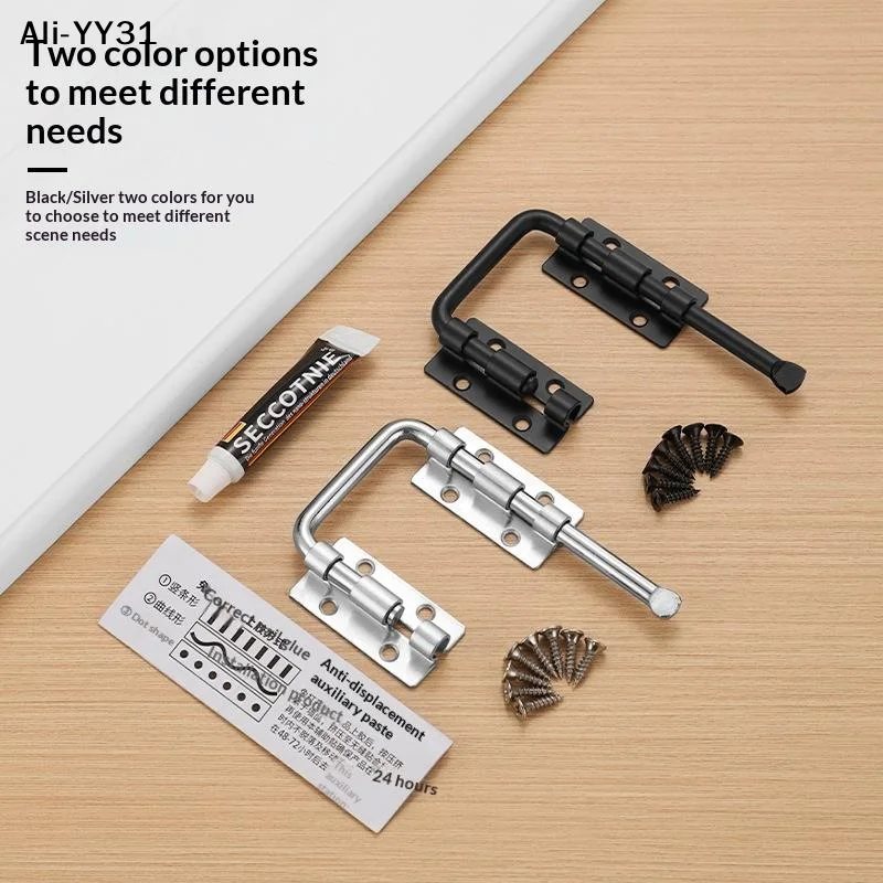 【Ya3】1 Set Silver/Black Non Perforated 90/180 Degree Gate Latch Stainless Steel Door Latch Lock Safety ThickenDoor Buckle Fences
【Ya3】1 Set Silver/Black Non Perforated 90/180 Degree Gate Latch Stainless Steel Door Latch Lock Safety ThickenDoor Buckle Fences