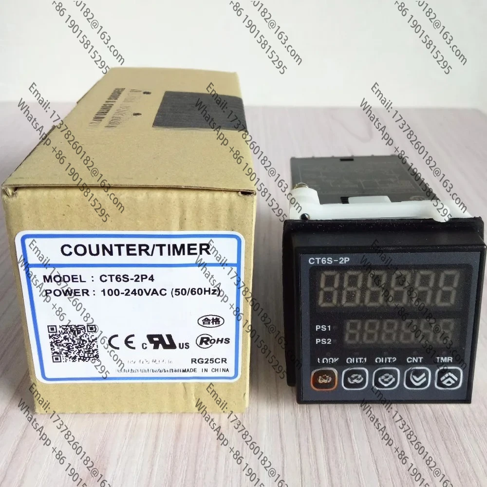 CT6S-2P4Новый оригинальный многофункциональный таймер-счетчик 100-240 В переменного тока 50-60 Гц
CT6S-2P4Новый оригинальный многофункциональный таймер-счетчик 100-240 В переменного тока 50-60 Гц